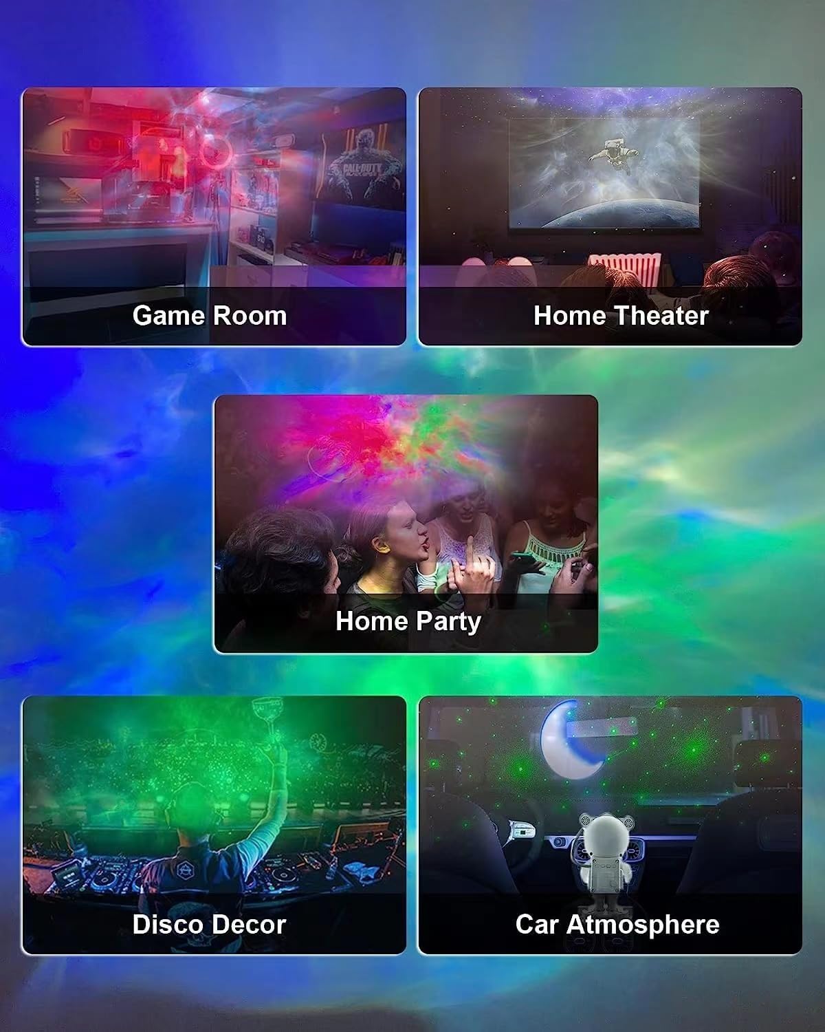 Proyector astronauta con altavoz bluetooth ( dos modelo ) - additional image 22